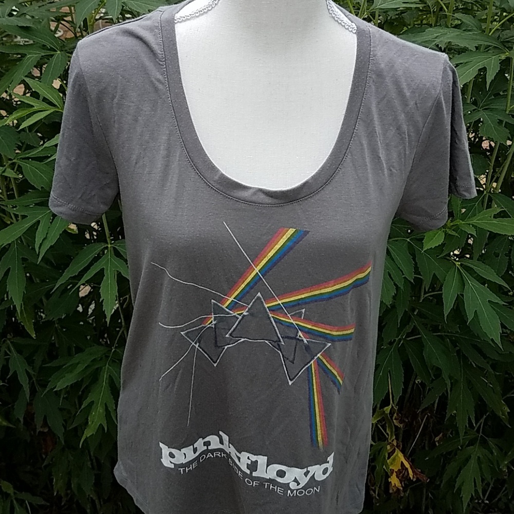 Pink Floyd Sz S Dark Side of the Moon drapey tee
